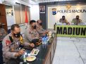 Beri Semangat Anggota Madiun, Dalam Penanganan COVID-19 Kapolda Jatim