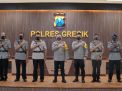 Upacara Sertijab di Pimpin Kapolres Gresik, 2 PJU dan Kapolsek Jajaran