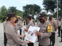 Kapolres Gresik Pimpin Apel Rayakan Ulang Tahun Anggota Lahir Maret
