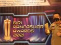 Penghargaan Giri Pancasuar Award di Raih Kapolres Gresik (Kamtibmas)