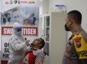Personil yang Bertugas di Check Poin Penyekatan Jalani Rapid Test