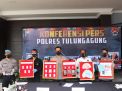 Satresnarkoba Polres Tulungagung Ungkap 86 Kasus dan 338 Gram Sabu