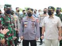 Kapolri, Panglima TNI dan Menkes Tinjau PPKM Rusun Nagrek