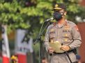 Kapolda Jatim Gelar Apel Pelepasan Personil Korps Brimob Polri