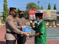 Kapolres Probolinggo Serahkan Bansos Beras ke Banser dan Ansor