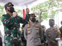 Forkopimda Dampingi Panglima TNI dan Kabaharkam Cek Aplikasi Silacak