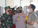 Kapolres Gresik Dampingi Gubernur Jatim Cek Serbuan Vaksin Covid-19