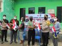 Kolaborasi Polres Kediri Kota dan HMI Distribusikan Bansos