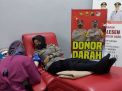 Puluhan Polwan Gresik Donor Darah Peduli Sesama