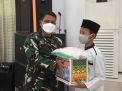 Korem 084/Bhaskara Jaya Gelar Baksos Bagi Sembako Sambut HUT TNI ke-76