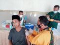 Gandeng Kodim 0829/Bangkalan, Santri Pondok Al Farizi Tervaksin Semua
