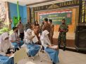 Kodim Tipe A 0831/ST Suntikan Vaksin ke Pelajar SMAN 4 Surabaya