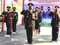 Dandim dan Forkopimda Gresik Ikuti Upacara HUT TNI ke-76