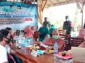 Warga Ikuti Vaksin di Tanjung Bumi Bangkalan, Upaya Tiga Pilar