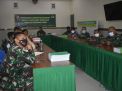 Susun Laporan Progja dan Daya Serap Triwulan lll Kodim Tipe A 0831/ST