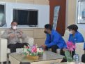 Kapolres Lamongan Terima Audiens PMII Harapkan Bersinergi Cegah Covid