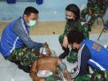 Prajurit Satkes Kodiklatal Gelar Latihan Fungsi Kesehatan