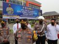 Kapolres Gresik Gelar Pasukan, Jaga Kamseltibcarlantas saat Pandemi