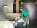 Kodim 0610/Sumedang Lakukan Fogging, Antisipasi Malaria di Musim Hujan