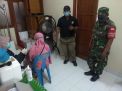 Babinsa Koramil 0831/05 Rungkut Pantau Vaksin Wilayah