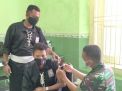Komunitas Pencak Silat PSHT Vaksin di Poskes Kodim Sampang