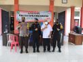 Kapolres Sumenep Dampingi Dansat Brimob Cek Kesiapan Keamanan Pilkades
