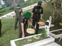 Dalam Rangka HJK TNI AD, Kodim 0610 Sumedang Tabur Bunga di TMP