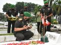 Dalam Rangka HUT TNI AD ke-76, Danrem 084/BJ Ikuti Ziarah Nasional