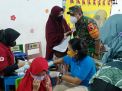Siswa SD Muhammadiyah 20 Terima Vaksin Usia 6-11, Dapat Perhatian Khusus Danramil Bubutan