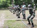 Kemampuan Menembak Pistol Wajib di Miliki Siswa Pusdikpomal Kodiklat TNI AL