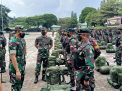 Asops Panglima TNI Lakukan Pemeriksaan Kesiapan Operasi Yonif Raider 301/PKS