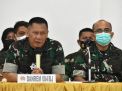 Pengarahan Danrem 084/BJ ke Prajurit dan PNS saat Giat Jam Komandan