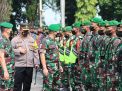 Apel Gelar Pasukan TNI-Polri Jelang Kedatangan Presiden Jokowi ke Gresik