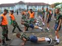 Test Garjas Diikuti 100 Siswa Dikmaba TNI AL Satdik 2 Makassar