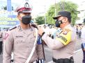 Polres Tanjung Perak Laksanakan Apel Gelar Pasukan Operasi Patuh Semeru 2022
