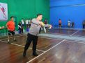Menyambut HUT Bhayangkara ke-76, Polres Gresik Gelar Turnamen Badminton 2022