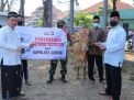 Polres Gresik Salurkan Hewan Qurban, 73 Kambing dan 11 Sapi di Idul Adha 1443H