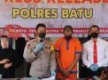 Satreskrim Polres Batu Amankan Pelaku Penggelapan 6 Mobil Rental