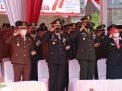 Kapolres Bersama Forkopimda Gresik Upacara HUT RI ke-77 di Halaman Pemkab Gresik