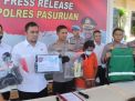 Satreskrim Polres Pasuruan Ringkus Pelaku Percobaan Pembunuhan, Modus Kirim Minuman Dicampur Racun Tikus