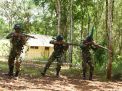 Siswa Dikmata TNI AL Angkatan 42 Gelombang 1 Lattek Berganda di Purboyo
