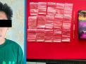 Satresnarkoba Polres Tanjung Perak Tangkap Kuli Bangunan Simpan 15 Paket Sabu