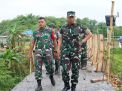 Danrem 084/BJ Tinjau Perkembangan Pekerjaan Sasaran Fisik TMMD Kodim 0826/Pamekasan
