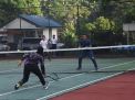 Dankodiklatal Sempatkan Waktu Bermain Tenis, Jaga Kondisi Disela Kegiatan yang Padat