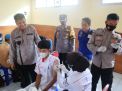 Polresta Mojokerto Gelar Gebyar Vaksin Booster di SMK PGRI