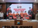 Polres Jember Amankan 5 Tersangka Kasus Peredaran Narkoba