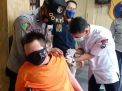 Polresta Mojokerto Gelar Vaksin Booster di Rutan