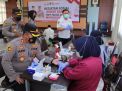 Polres Gresik Sumbangkan 86 Kantong di Baksos Donor Darah