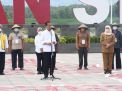 Forkopimda Jatim Dampingi Presiden RI Resmikan Bendungan Semantok di Nganjuk
