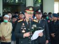 Kapolda Jatim Pimpin Upacara Pemberangkatan Jenazah Alm Dansat Brimob